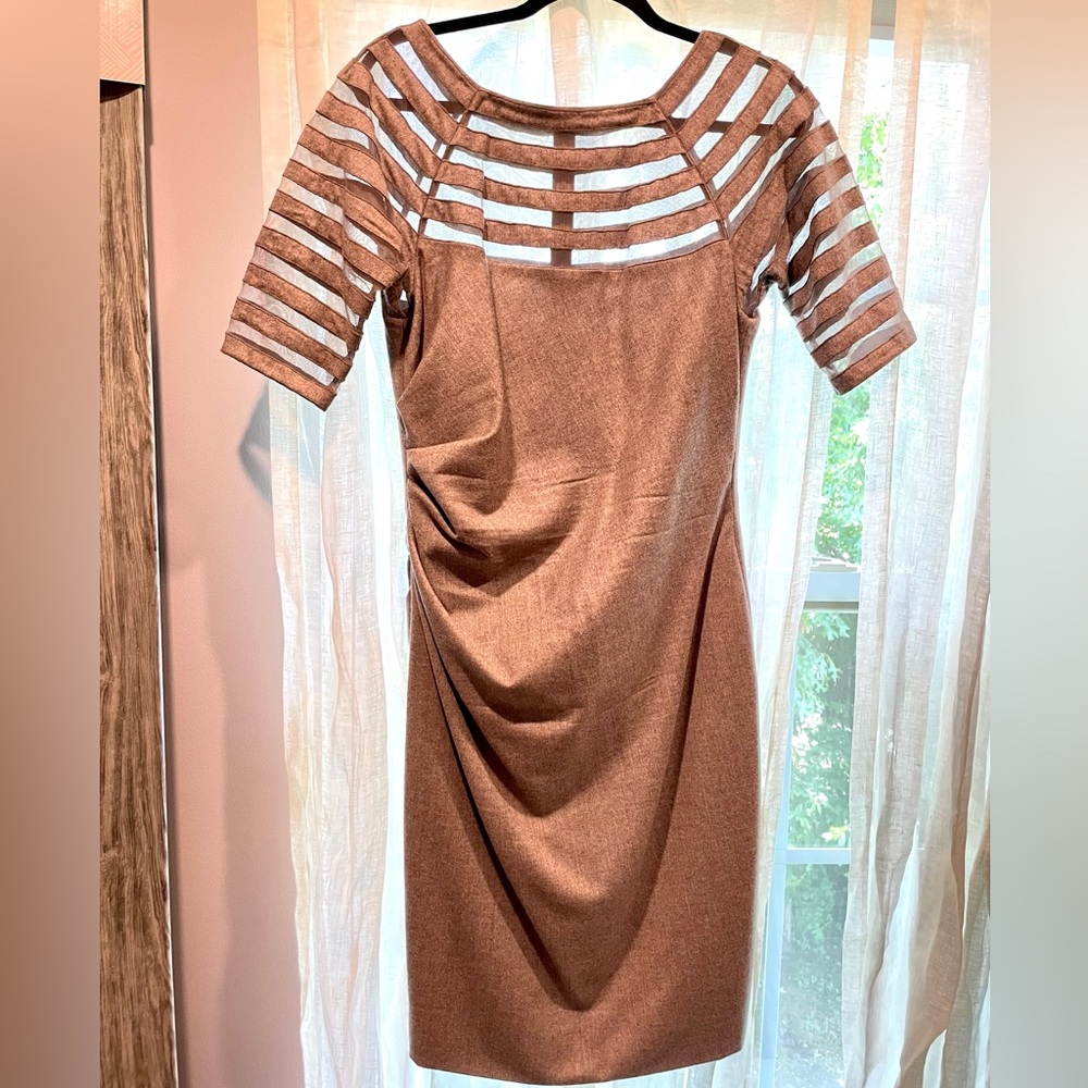 Gorgeous Lela Rose Cashmere Wool Silk Dress 10